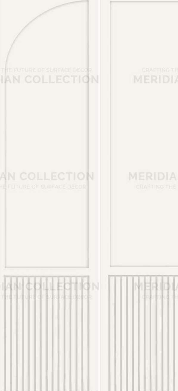 Meridian Bookmatch REM 217/811 Pearl White bookmatched wall panel