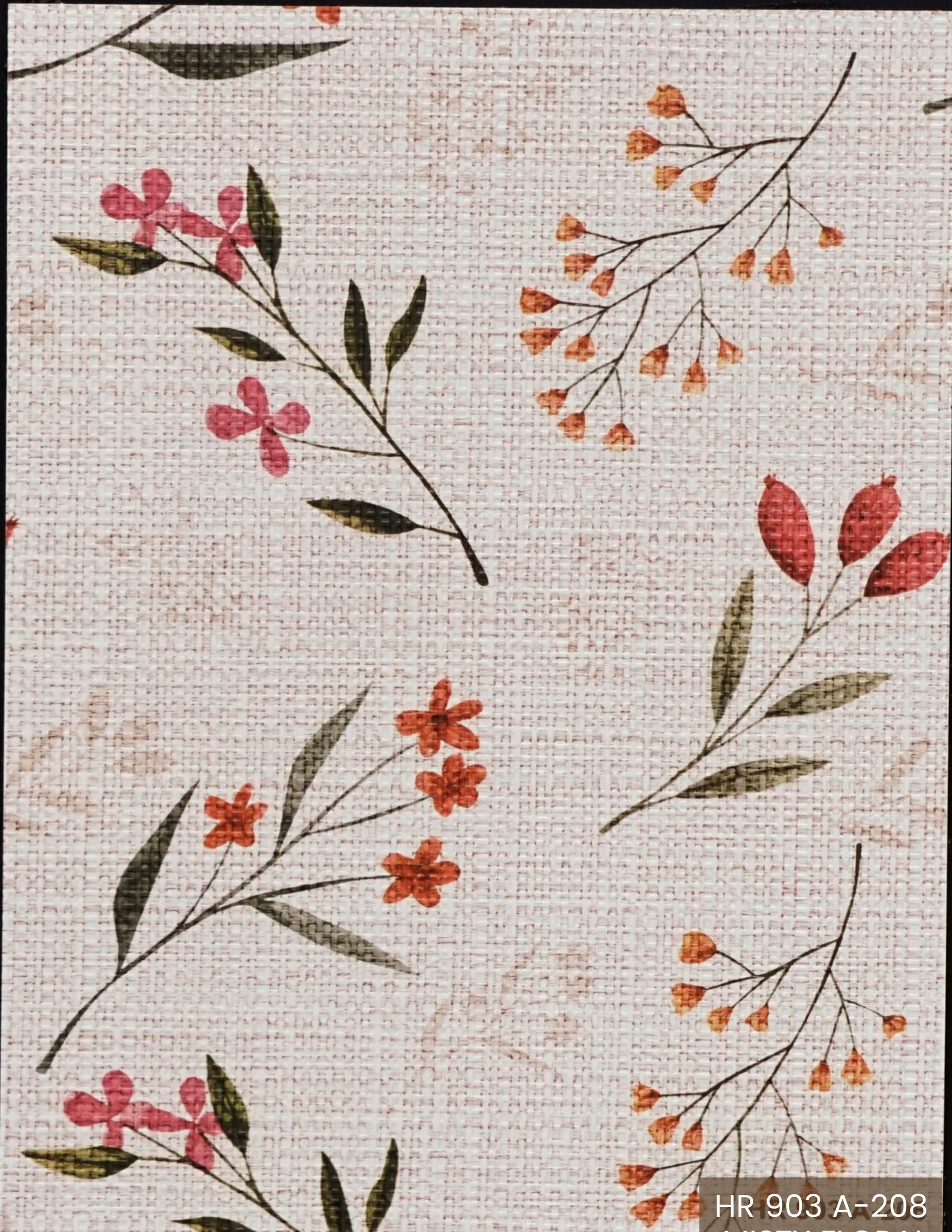 Brown Paper Arto Misty Floral HR 903 decorative laminate swatch