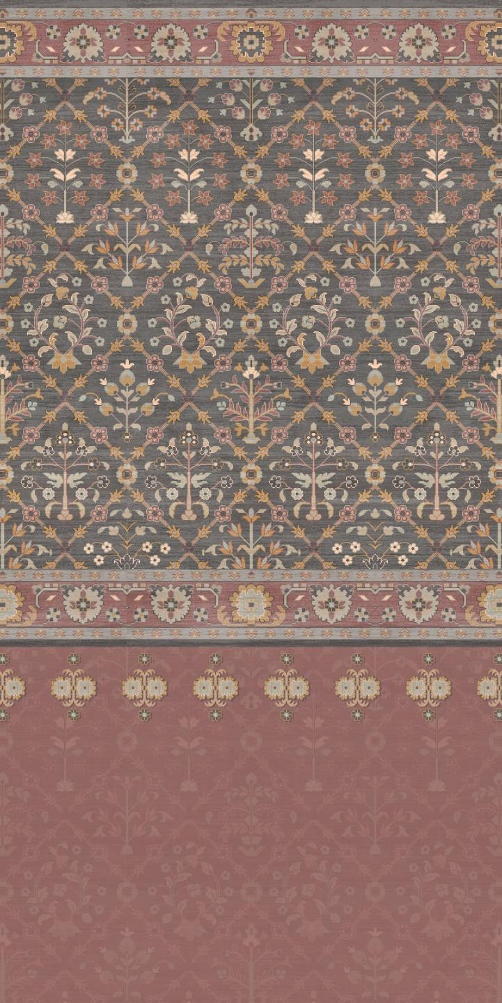 Brown Paper Karigari AT 1110 Anantara decorative mural laminate full sheet