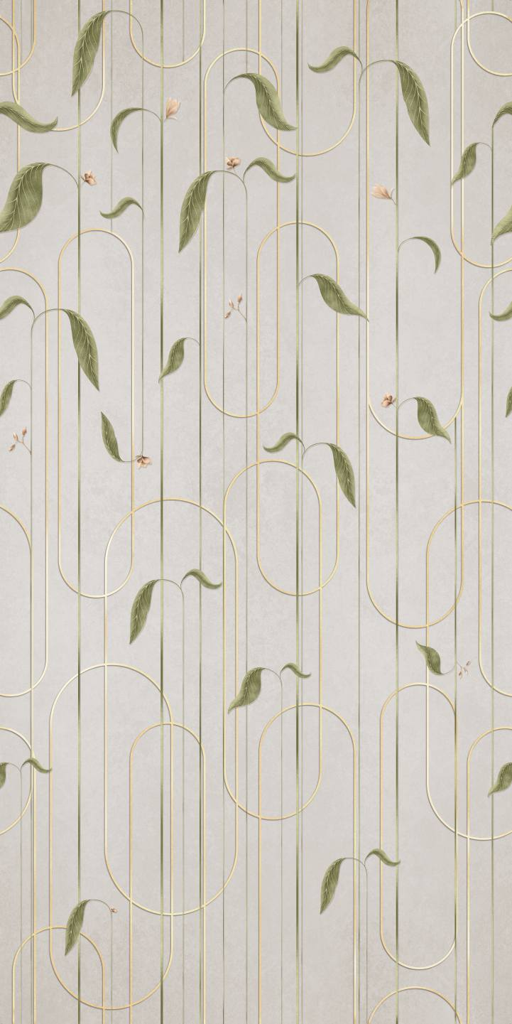 Brown Paper Swarna Lata AT 1112 Anantara decorative mural laminate full sheet