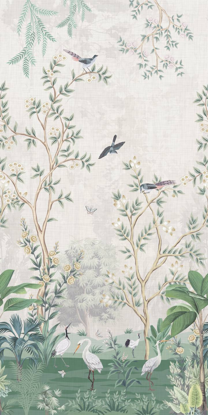 Brown Paper Vasant Vatika AT 1119 Anantara decorative mural laminate full sheet
