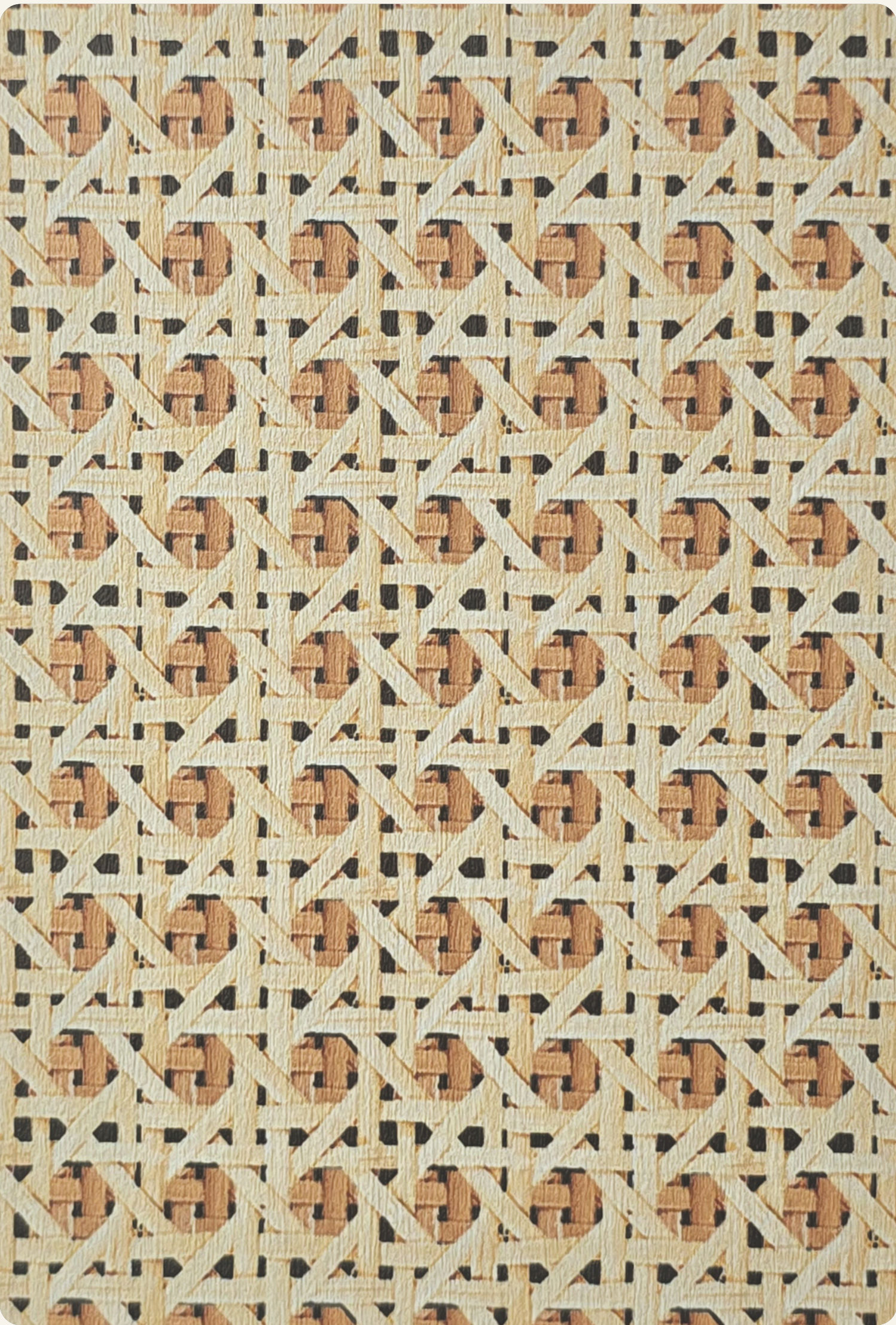 Brown Paper Cane Cane Cross DG 174 A-118 decorative laminate swatch