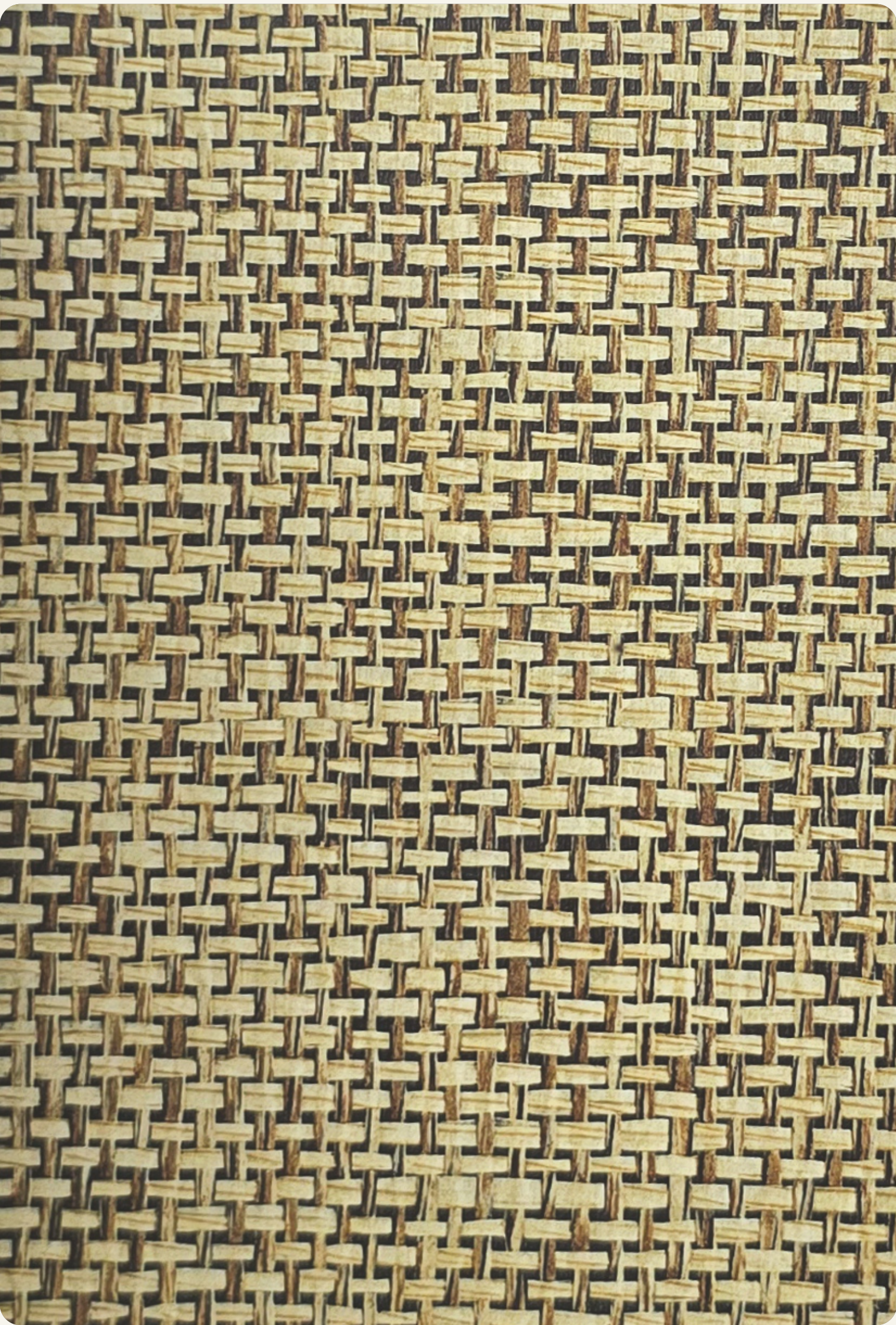 Brown Paper Cane Lattice Luxe DG 811 A-118 decorative laminate swatch