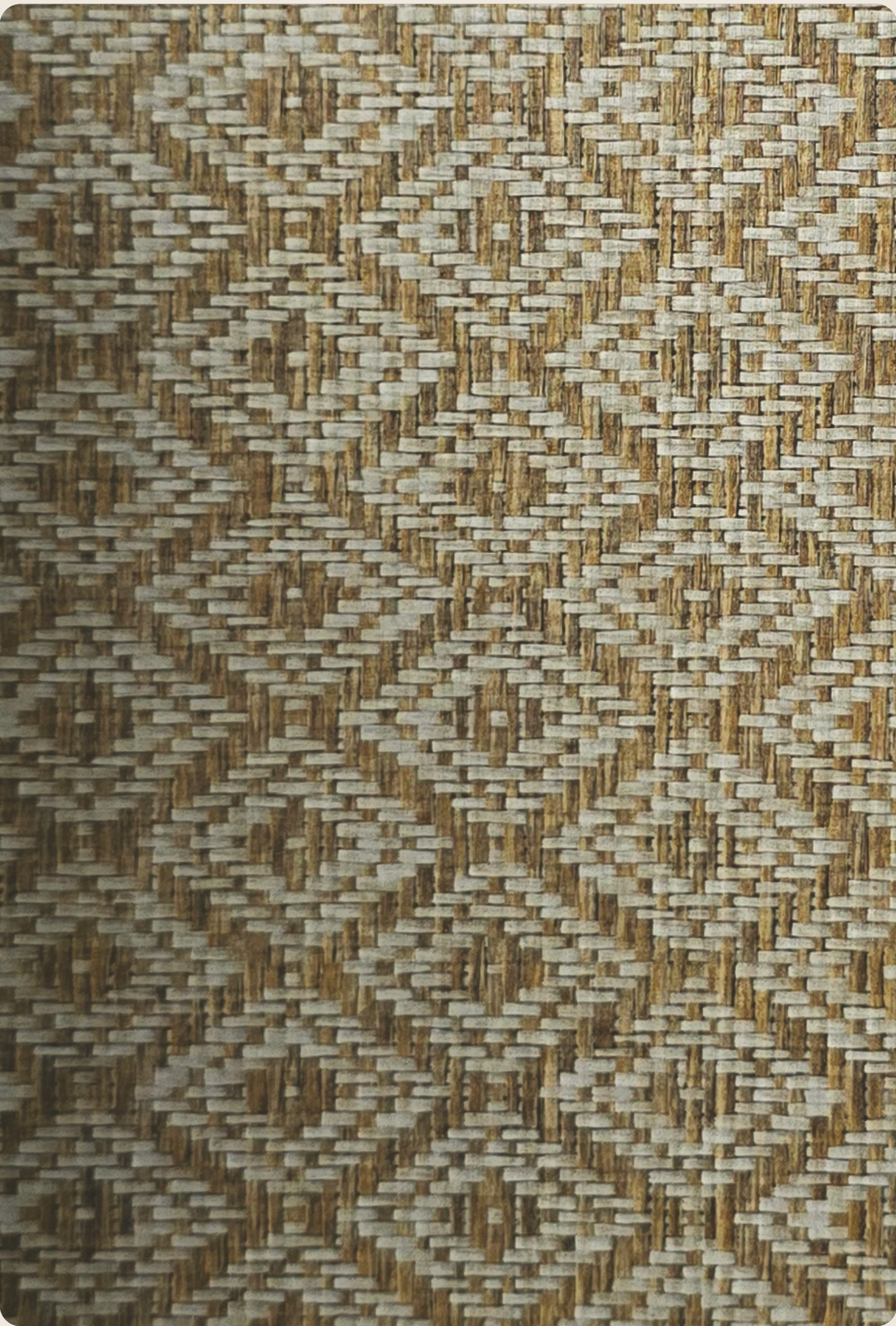 Brown Paper Cane Threaded Grace DG 815 A-199 decorative laminate swatch