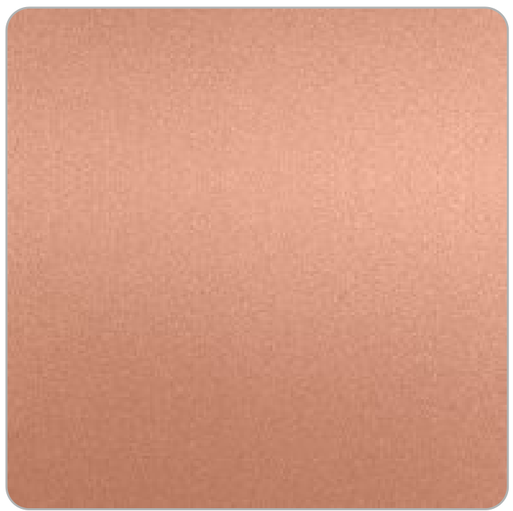 Brown Paper Metcraft Satin Touch Rose Gold metallic decorative laminate swatch