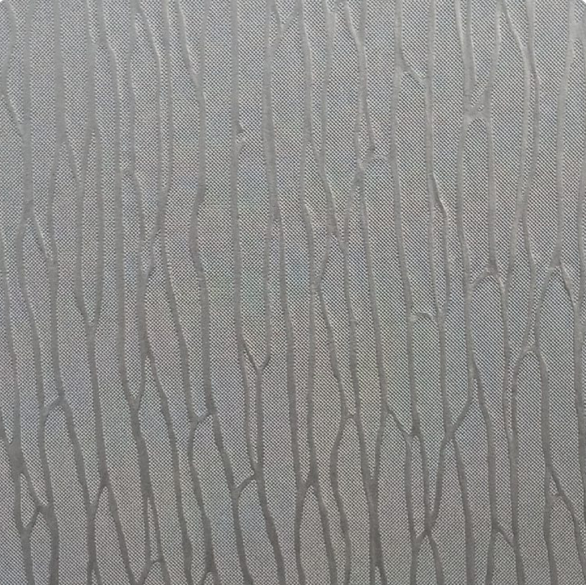 Brown Paper Metcraft Silent Weave Silver Silent Weave metallic decorative laminate swatch