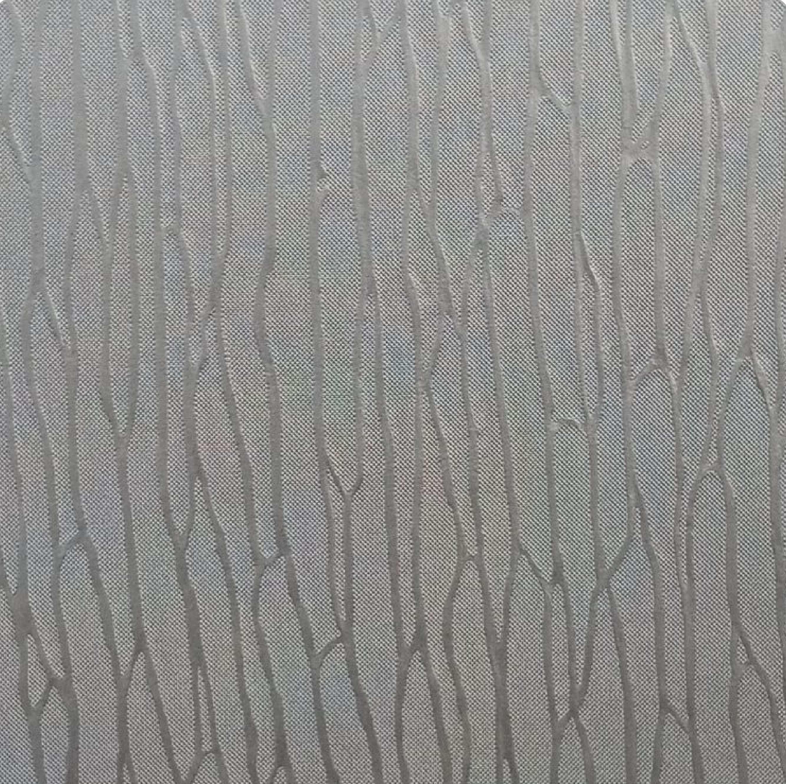 Brown Paper Metcraft Silent Weave Silver Silent Weave metallic decorative laminate swatch