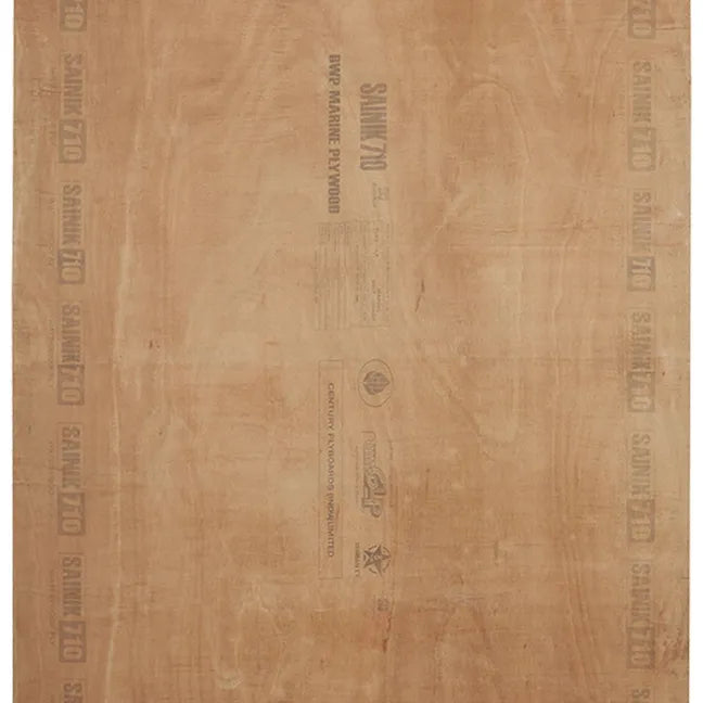 Centuryply Club Prime 7 ft. x 4 ft. 19 mm BWP/Marine Plywood Brown Wood Natural Laminate - Centuryply