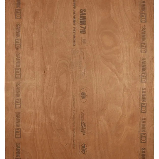 Centuryply Club Prime 8 ft. x 4 ft. 9 mm BWP/Marine Plywood Brown Wood Natural Laminate - Centuryply