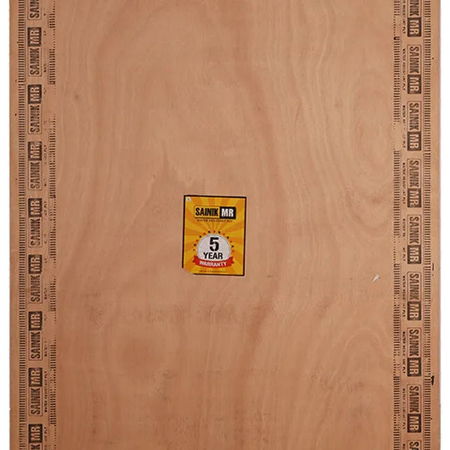 Centuryply Sainik 8 ft. x 4 ft. 18 mm MR Plywood Beige Wood Natural Veneer - Centuryply