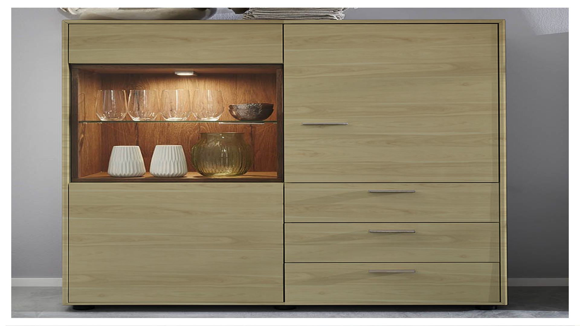 Brown wood laminate cabinet with matte finish and visible wood grain used in furniture making and interior decor.