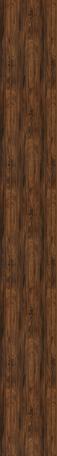 Brown wood louver panel with matte finish and wood grain texture in vertical slats pattern