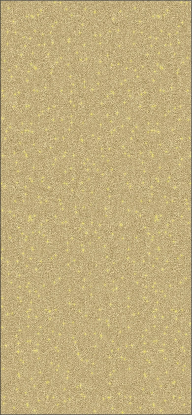 Gold metallic laminate with textured finish and scattered small flecks pattern, showing subtle sheen and rough texture.