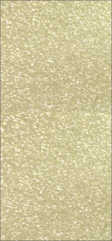 Metallic gold laminate with textured finish and scattered sparkles, showing a detailed close-up of the laminate's surface