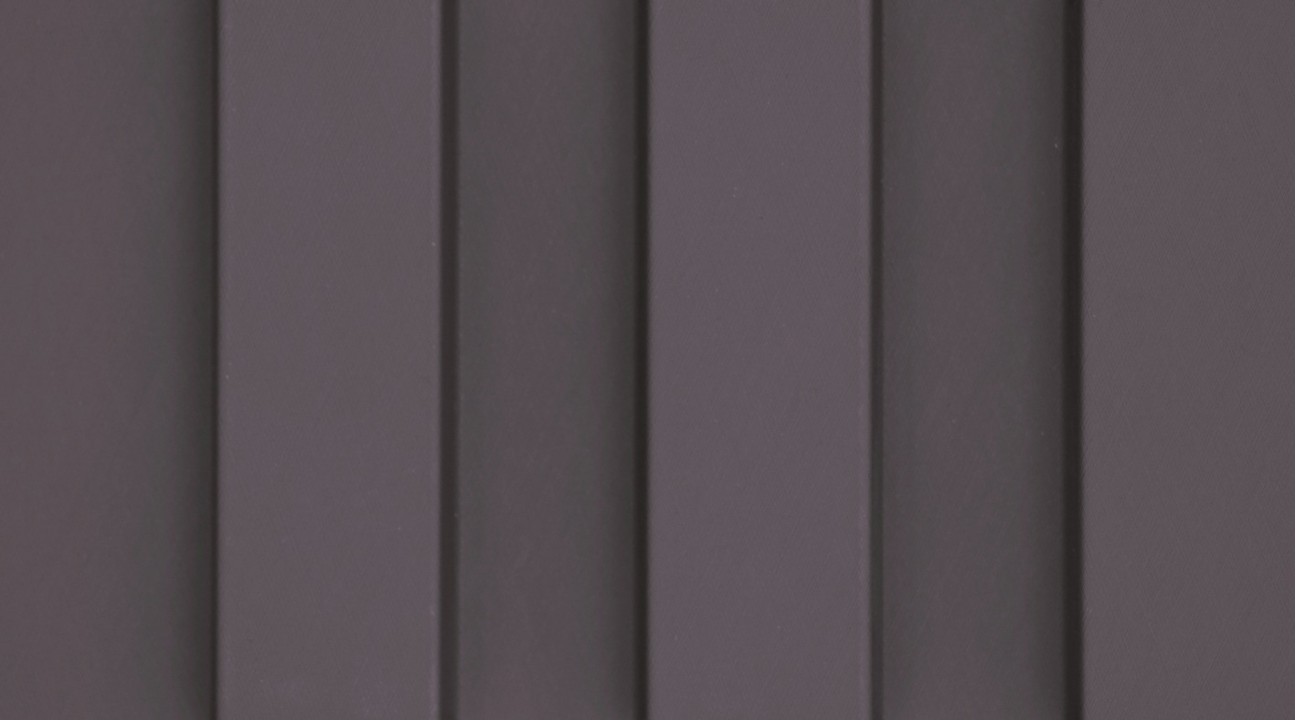 Monoso Cressida Mauve Taupe louver, matte texture bamboo fiber composite panel