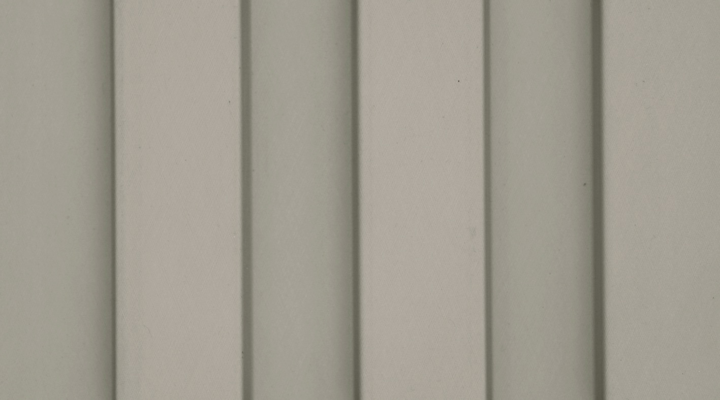 Monoso Cressida Sage Grey louver, matte texture bamboo fiber composite panel