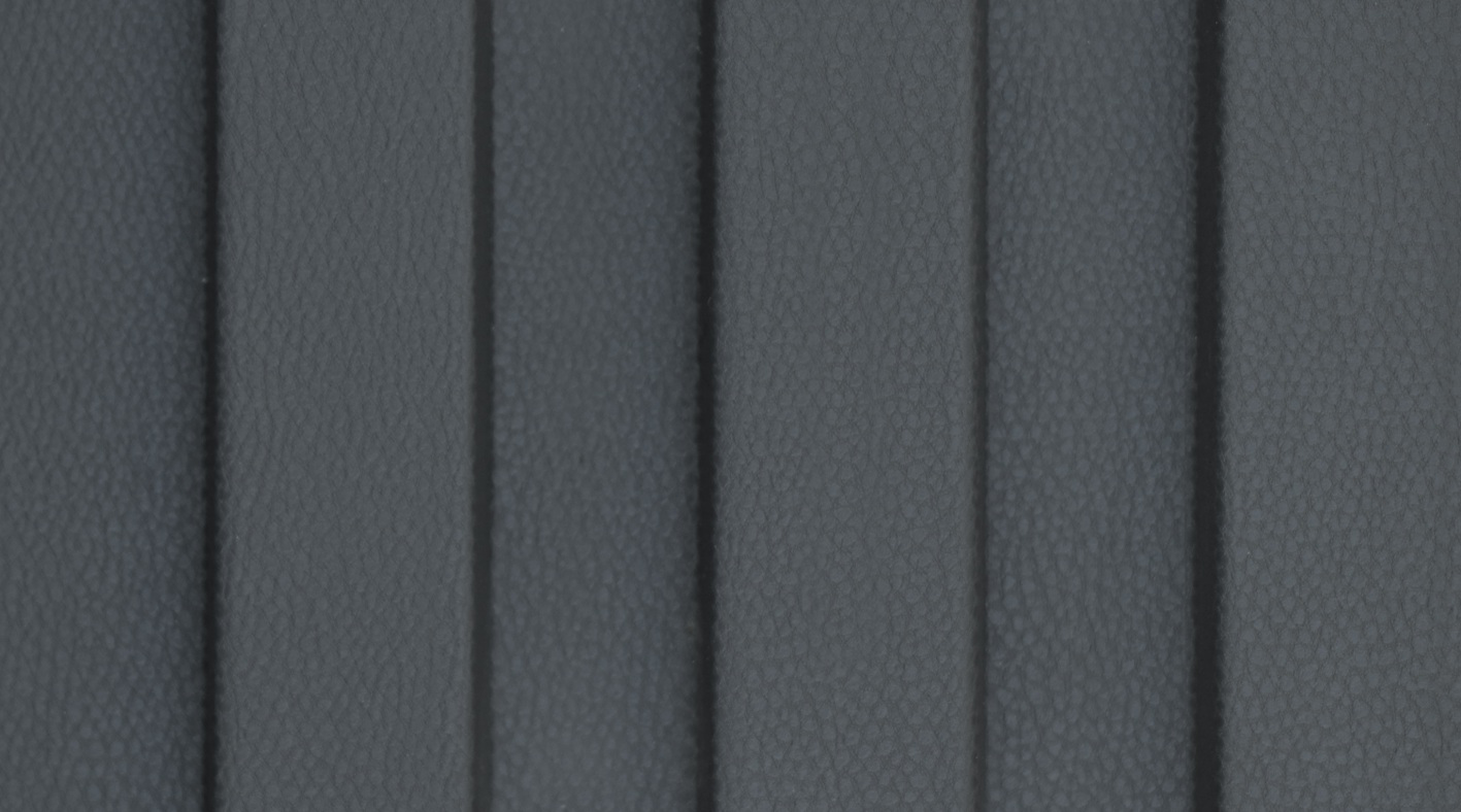 Monoso Cressida Steel Grey louver, matte texture bamboo fiber composite panel
