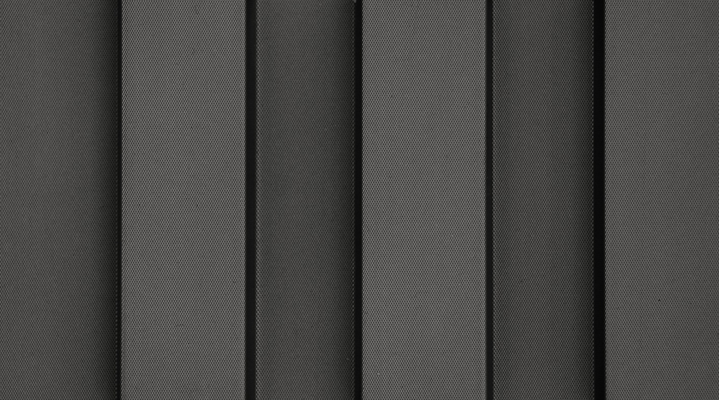 Monoso Cressida Graphite louver, matte texture bamboo fiber composite panel