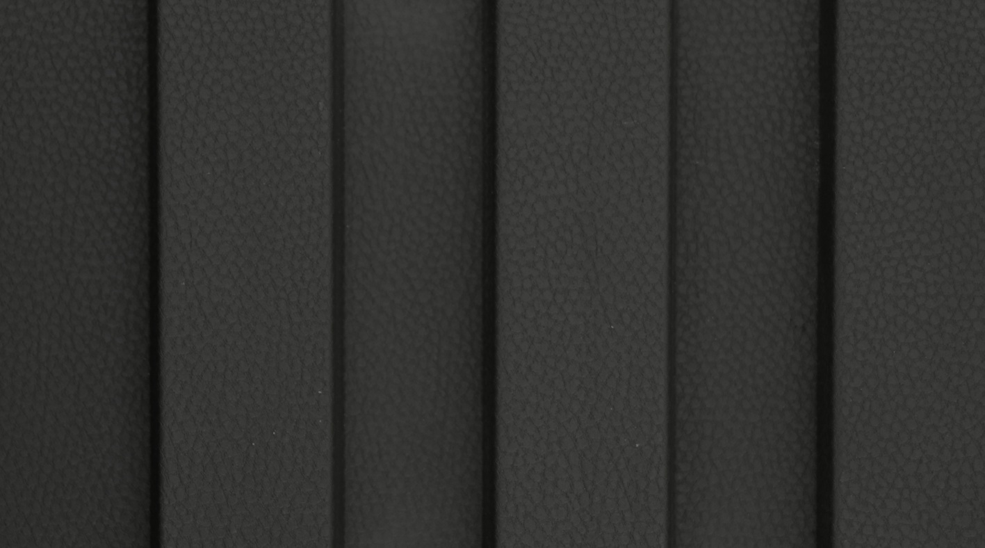 Monoso Cressida Deep Charcoal louver, matte texture bamboo fiber composite panel