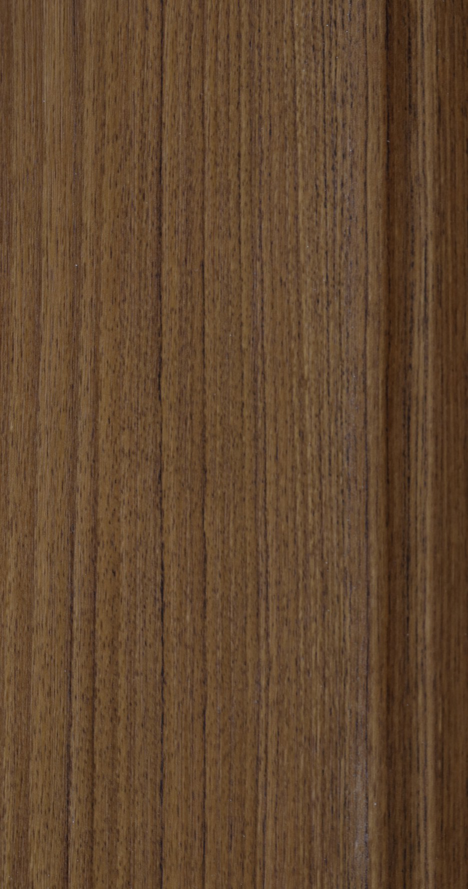 Monoso Cressida Amber Walnut skirting board, wood grain finish bamboo fiber composite
