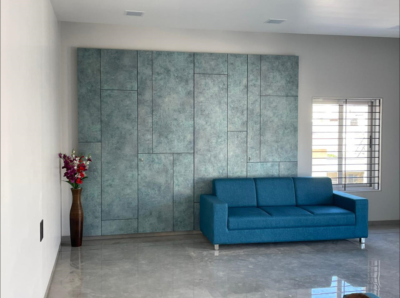 Decorative Solid Colour Laminate 8*4 ft 1.25 mm - CRYSTAL 1123