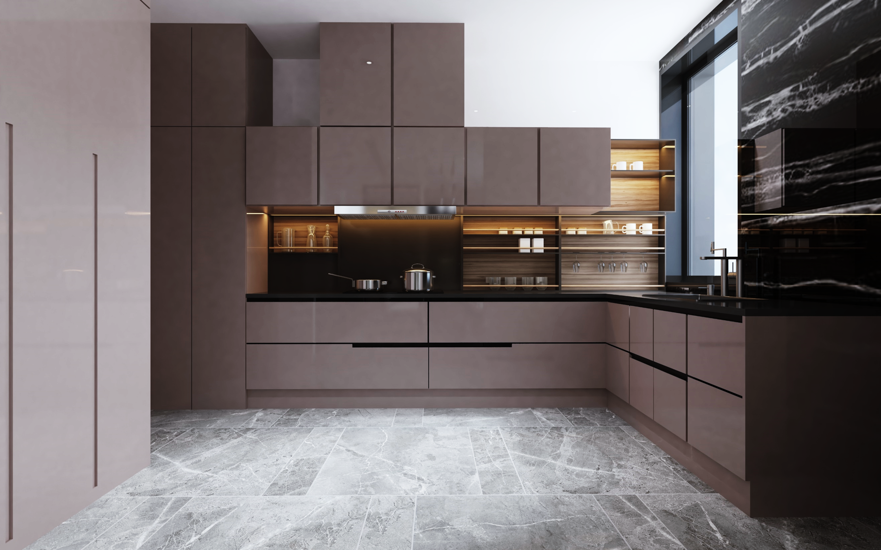 Decorative Patterned Laminates Laminate 8*4 ft 1.25 mm - CRYSTAL 1170