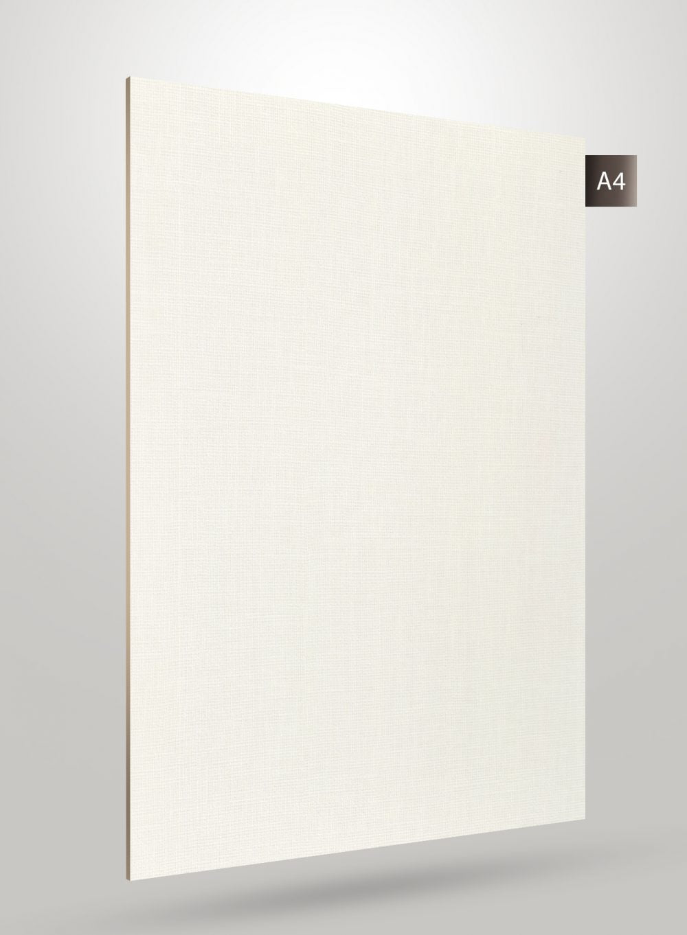 Ivory matte laminate sheet with subtle texture and flat finish, solid colour design.