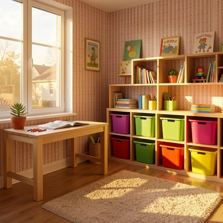 Pink laminate with vertical patterned design and textured finish.