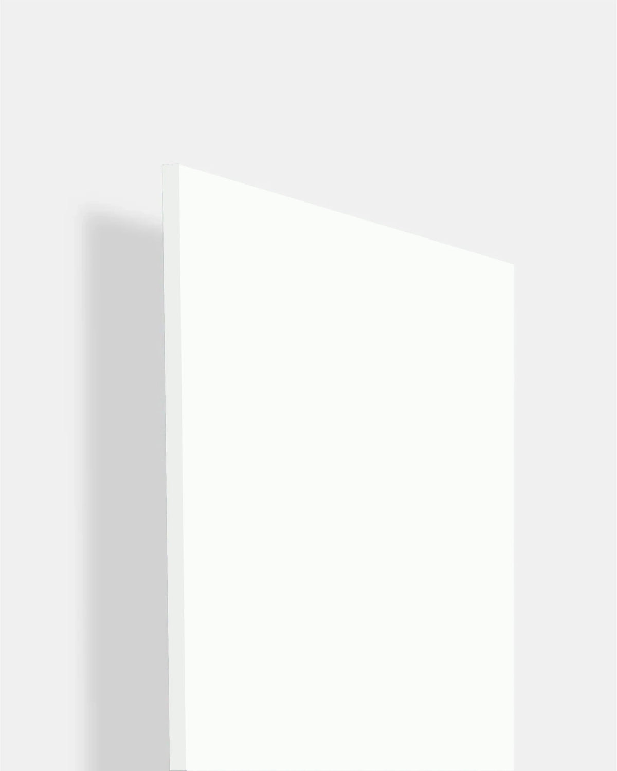 Ice Cold White Plain Colors High Gloss Acrylic Laminate