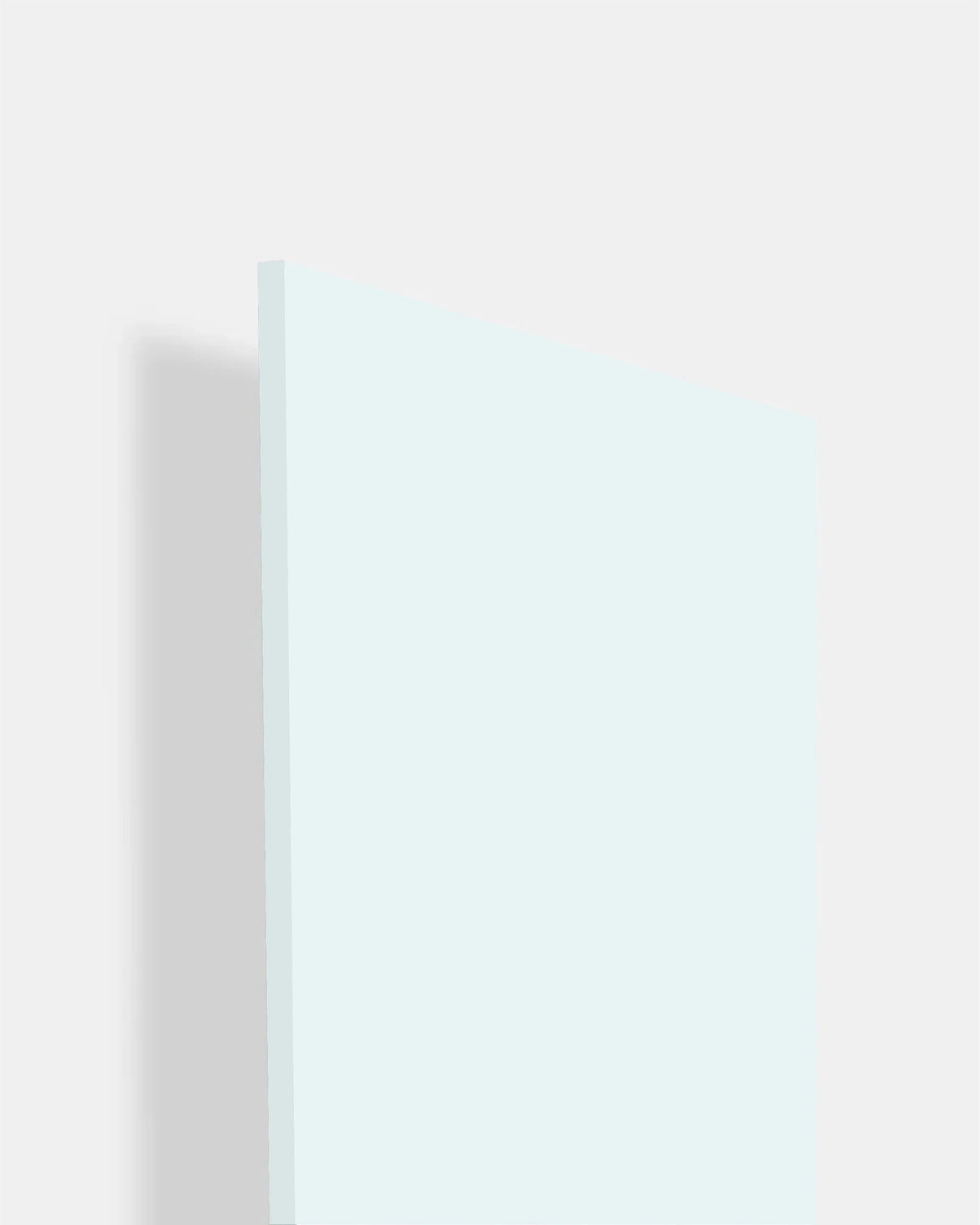 Ice Berg White Plain Colors High Gloss Acrylic Laminate