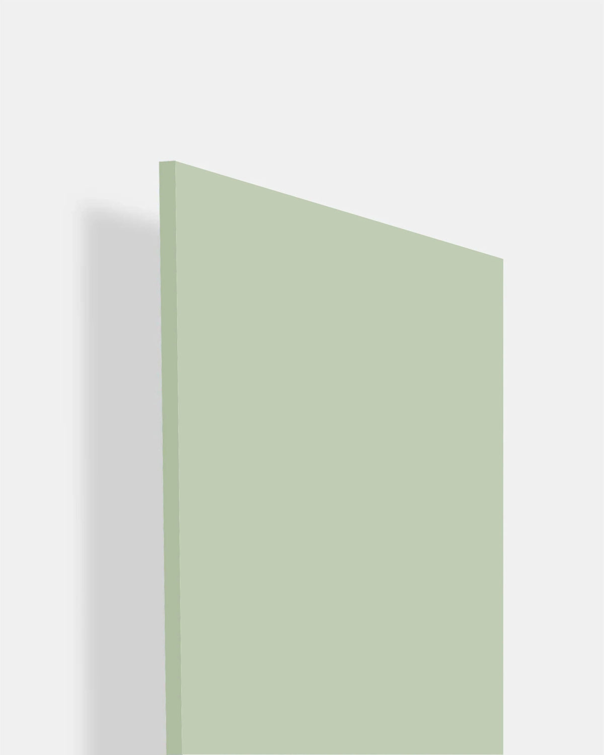 Greenish Beige Plain Colors High Gloss Acrylic Laminate