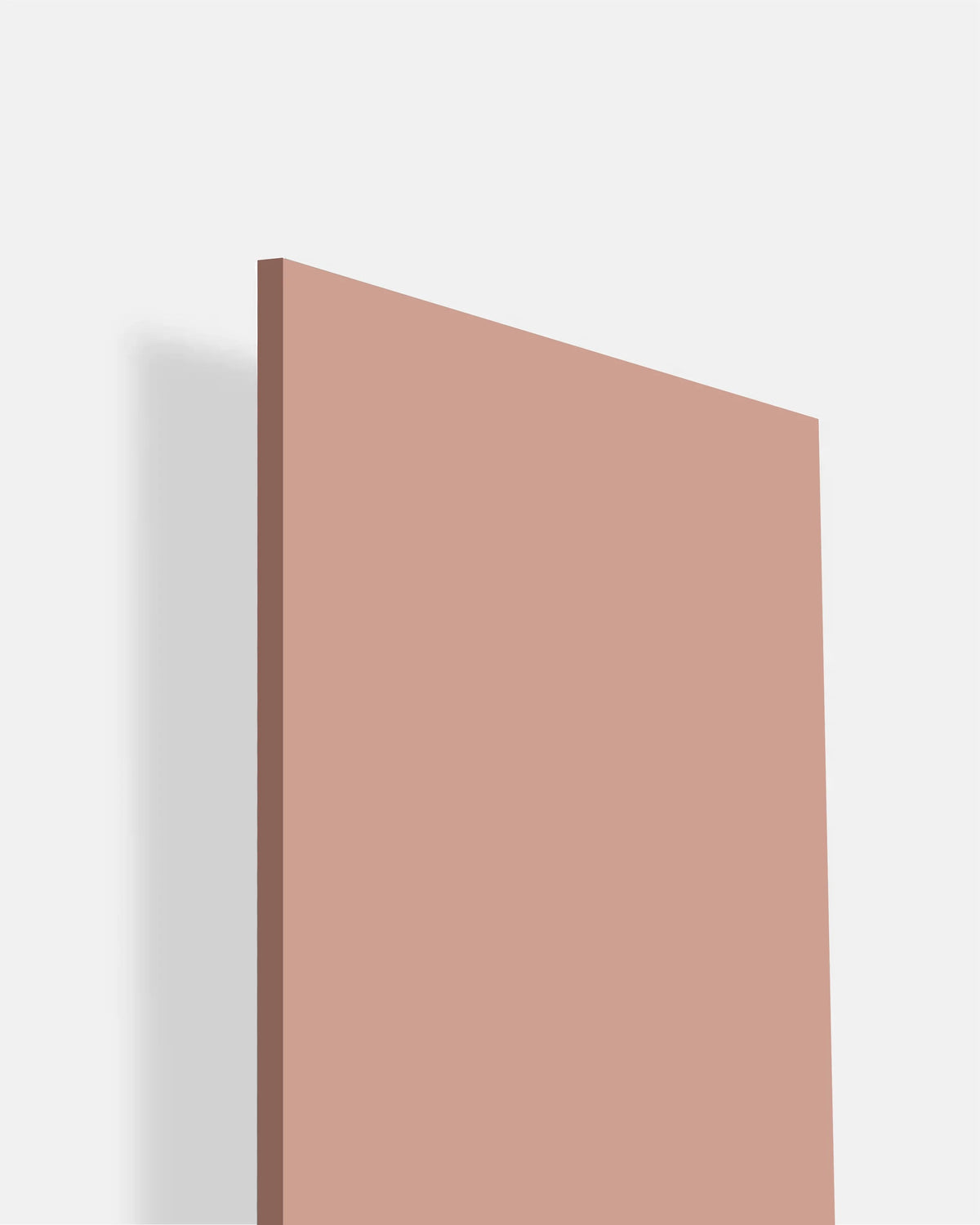 Plaster Pink Plain Colors High Gloss Acrylic Laminate