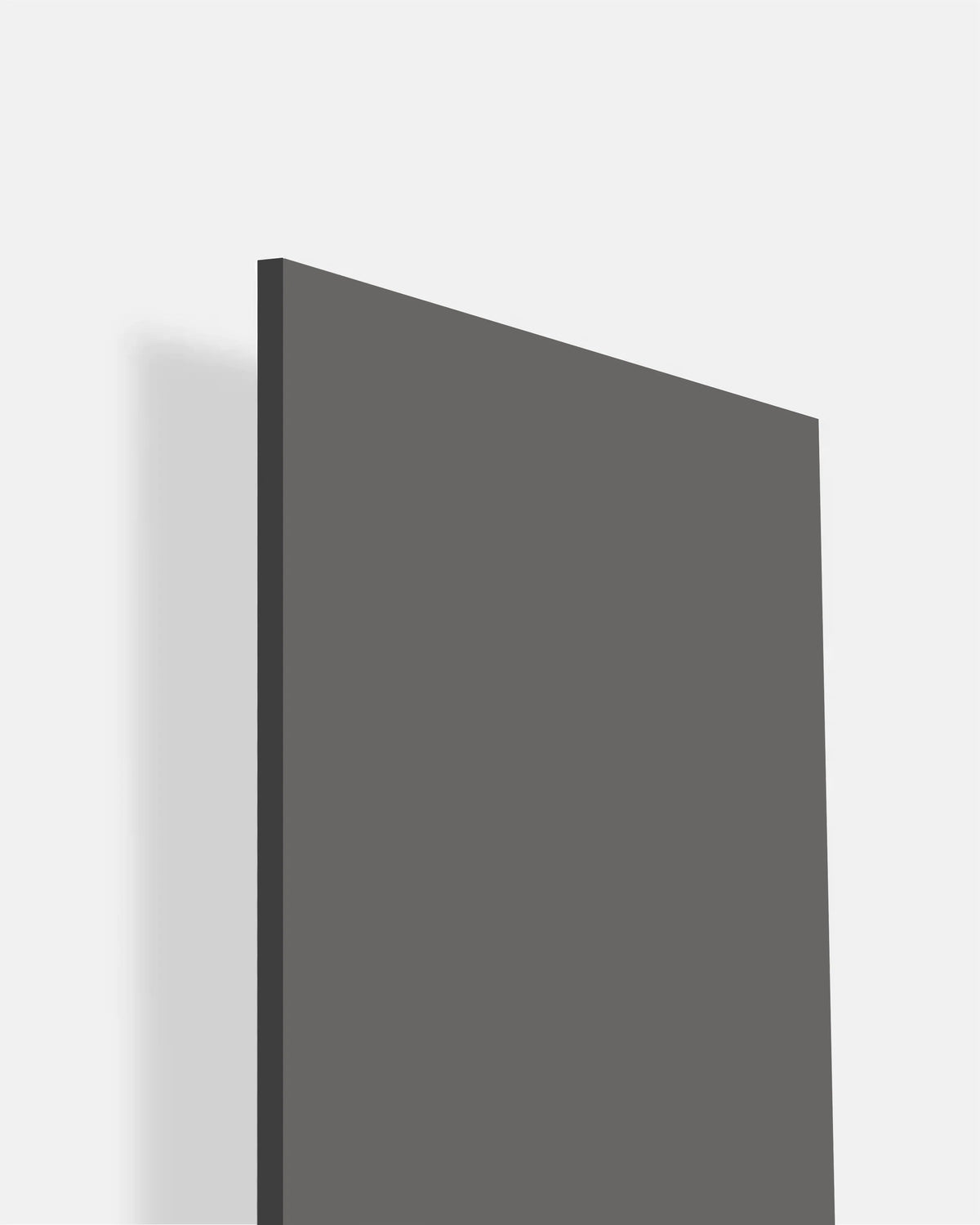 Smoke Grey Plain Colors High Gloss Acrylic Laminate