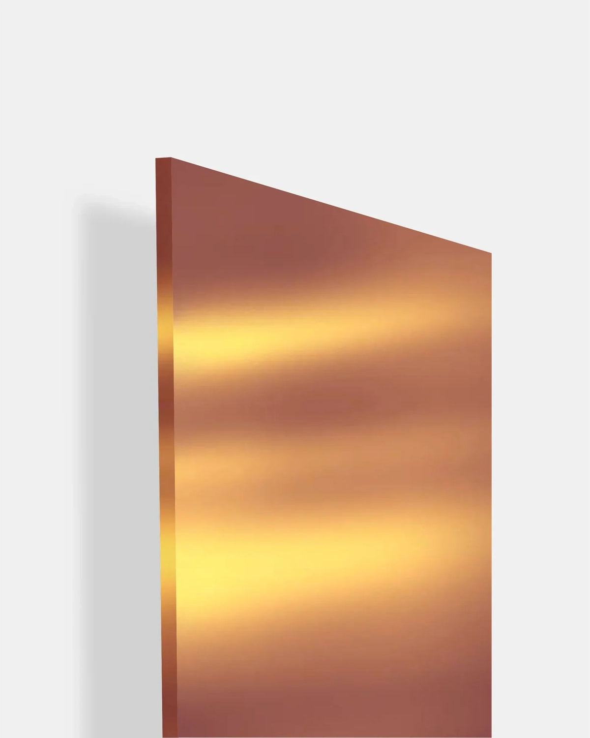Rose Gold Metallic Mirror Acrylic Laminate