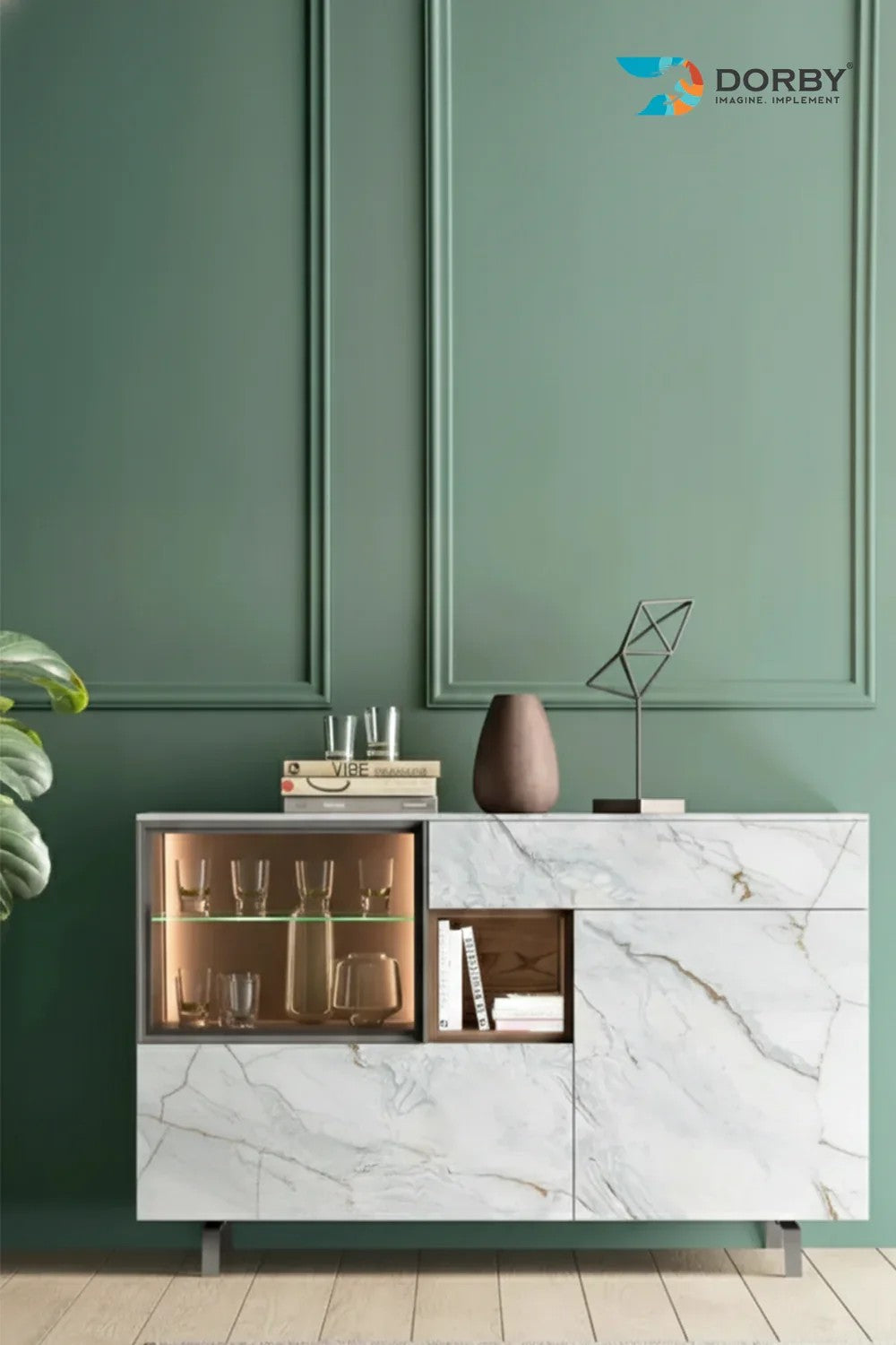Calacatta Gold White Marble & Stone Texture Acrylic Laminate