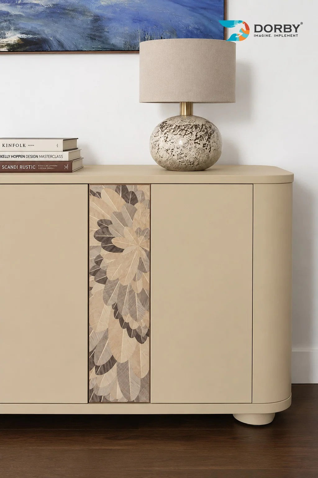 Royal Beige Plain Colors Anti-fingerprint Acrylic Laminate