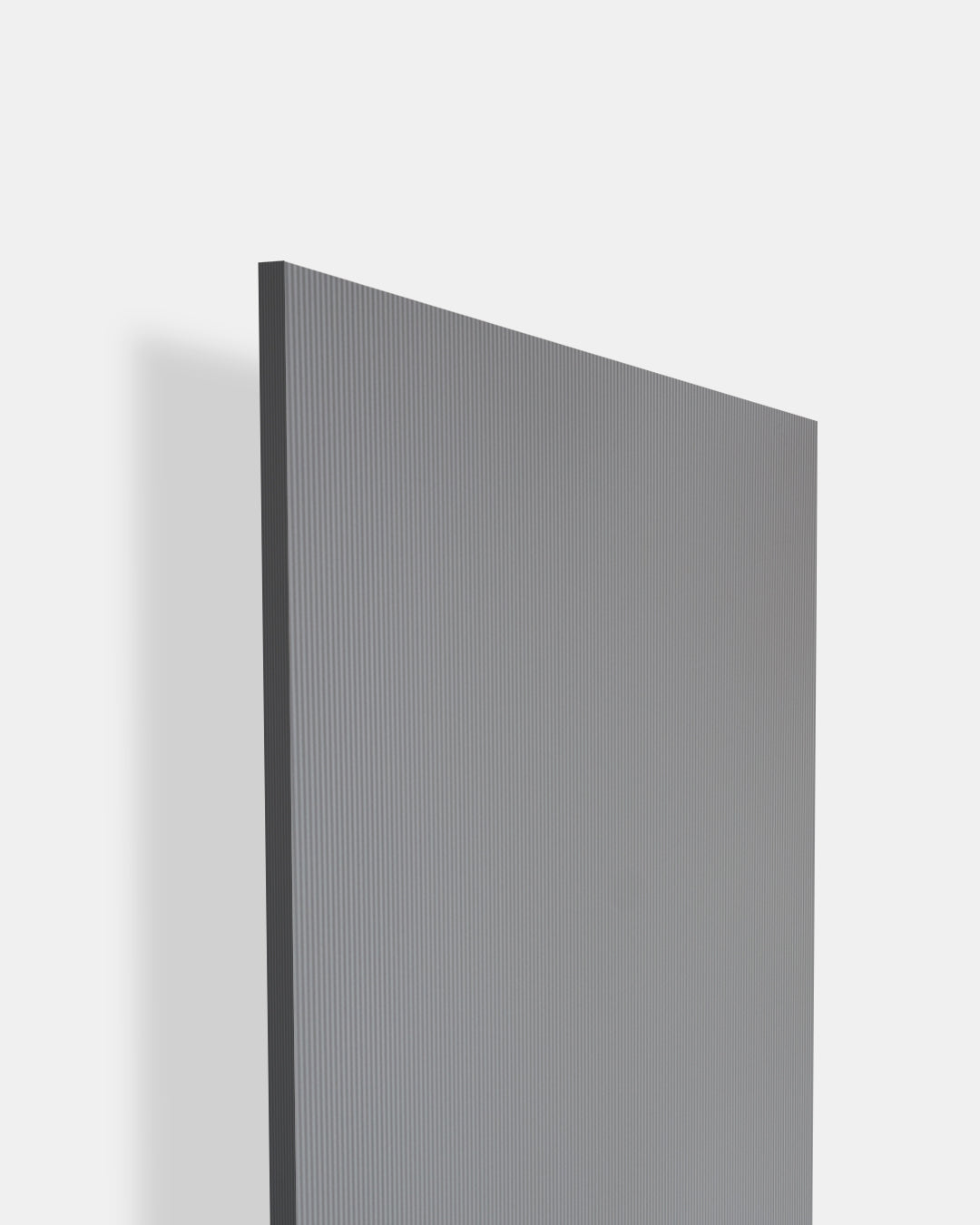 Pearl Grey - BF 153 Grey Fluted Texture Laminate - Dorby mica