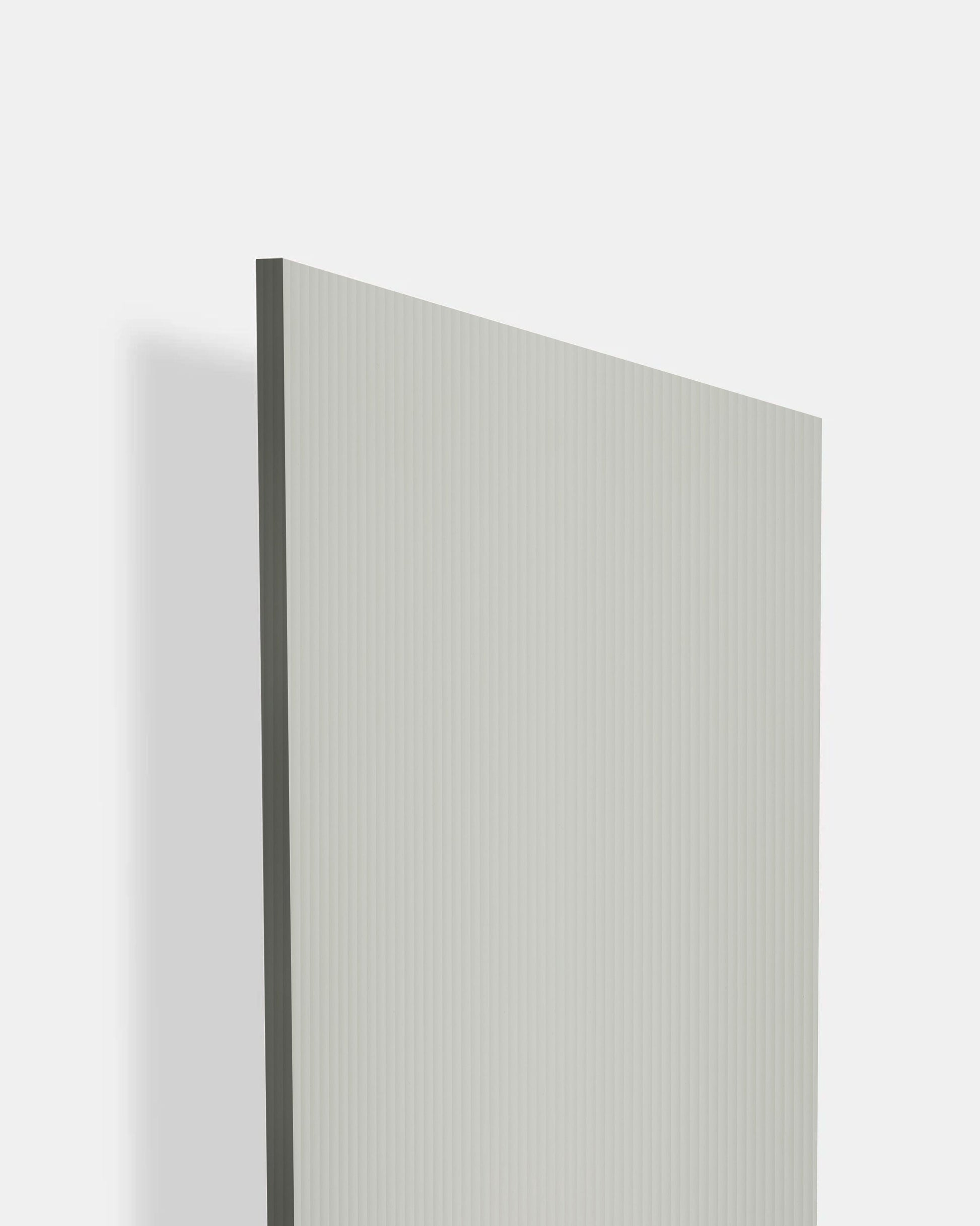 White Whisper - BF 198 Grey Fluted Texture Laminate - Dorby mica
