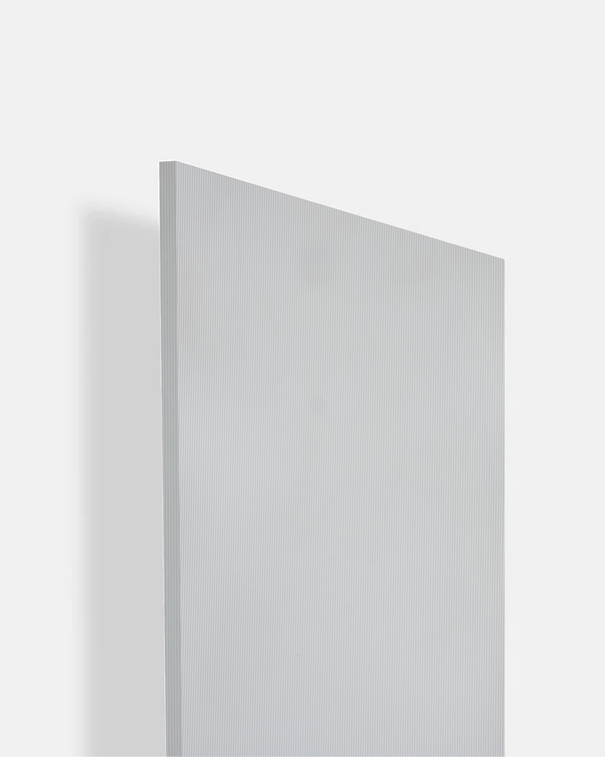 Warm White - BF 9103 Grey Fluted Texture Laminate - Dorby mica
