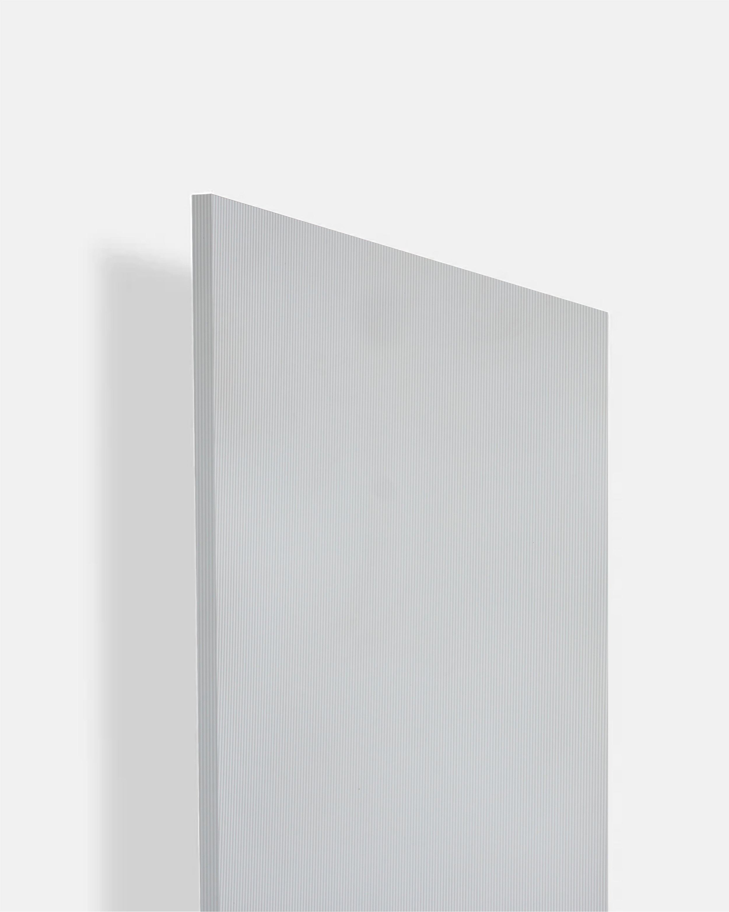 Warm White - BF 9103 Grey Fluted Texture Laminate - Dorby mica