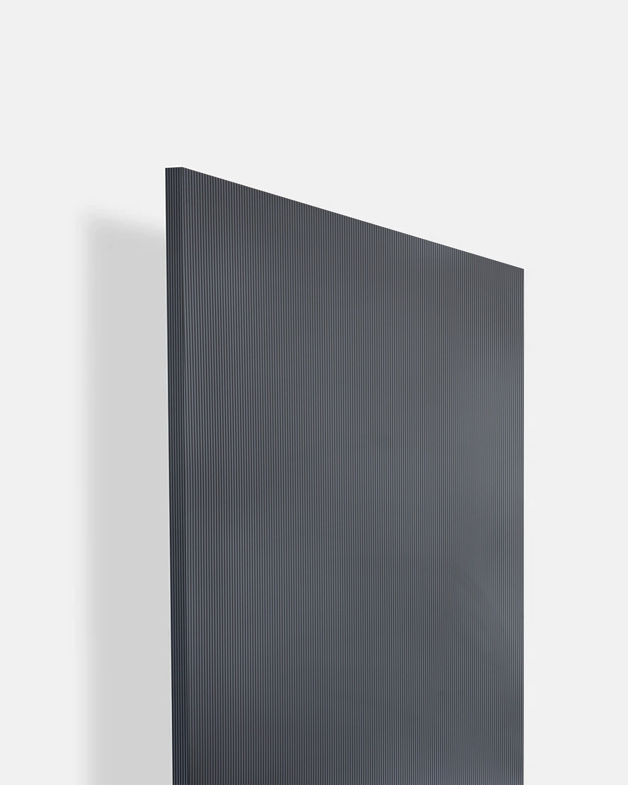 Magnetic Grey - BF 9178 Grey Fluted Texture Laminate - Dorby mica