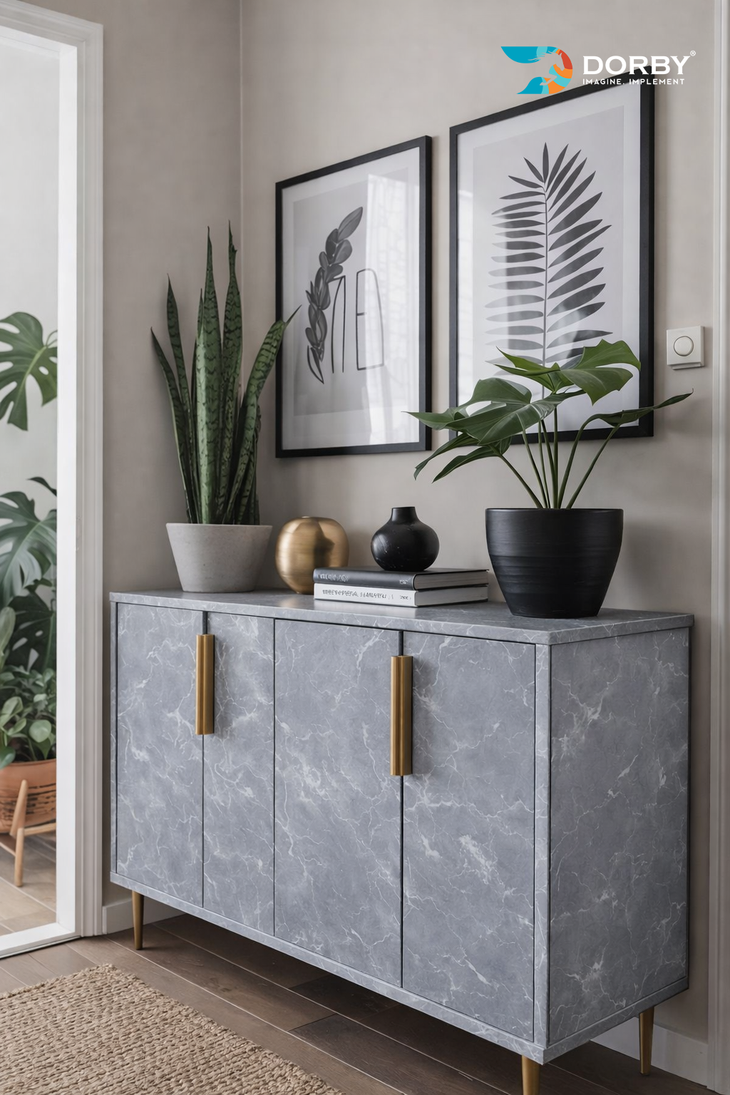 River Stone - BF 98879 Grey Marble & Stone Texture Laminate - Dorby mica