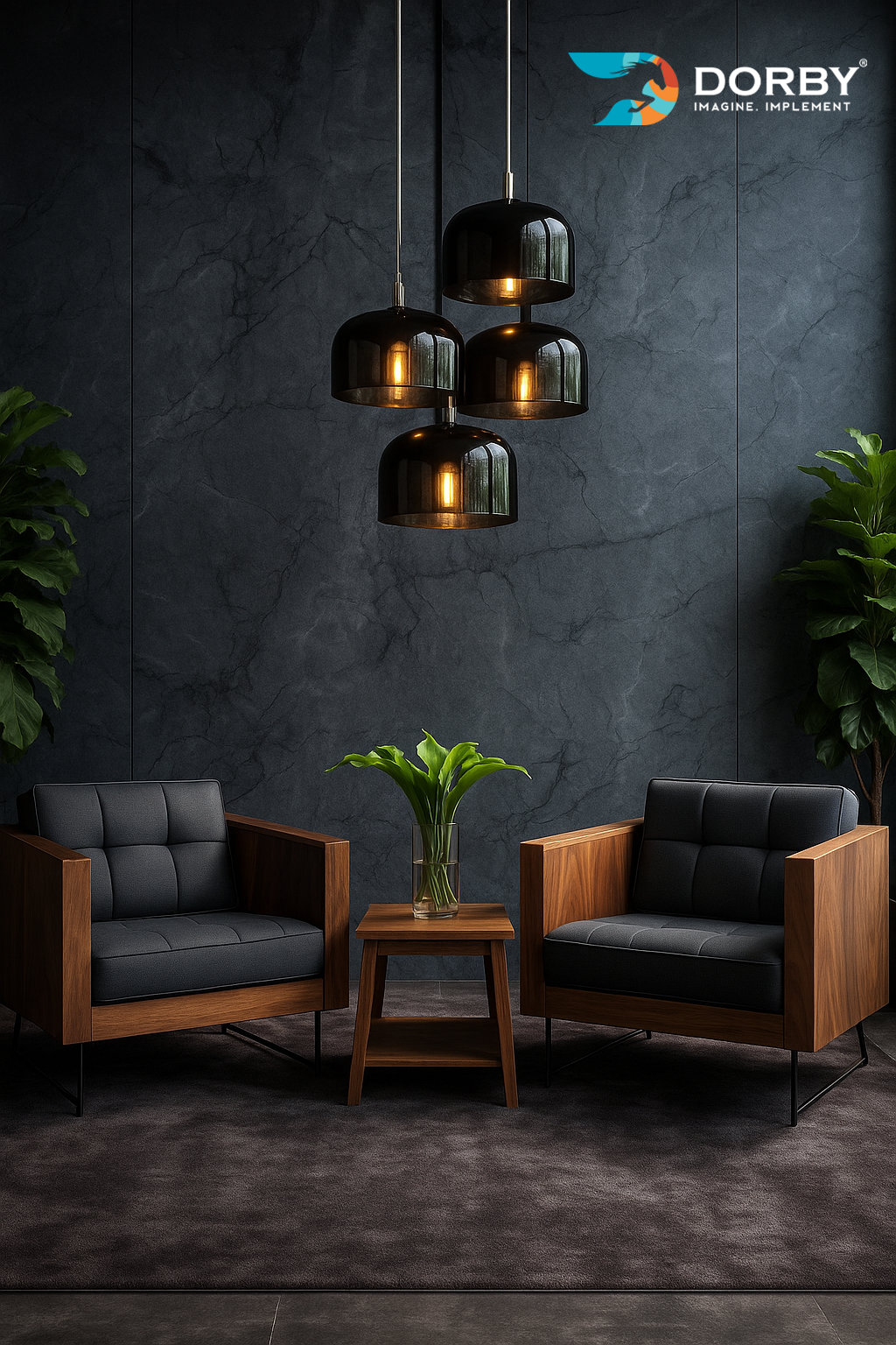 Southern Stone - BF 98880 Blue Marble & Stone Matte Laminate - Dorby mica