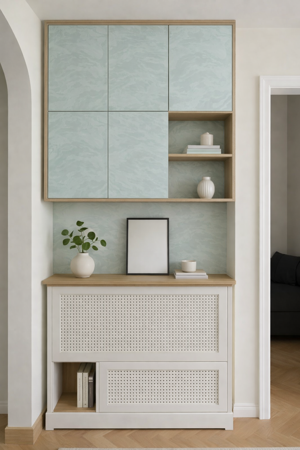 Desert Sage - CO 162 Grey Designer Texture Laminate - Dorby mica