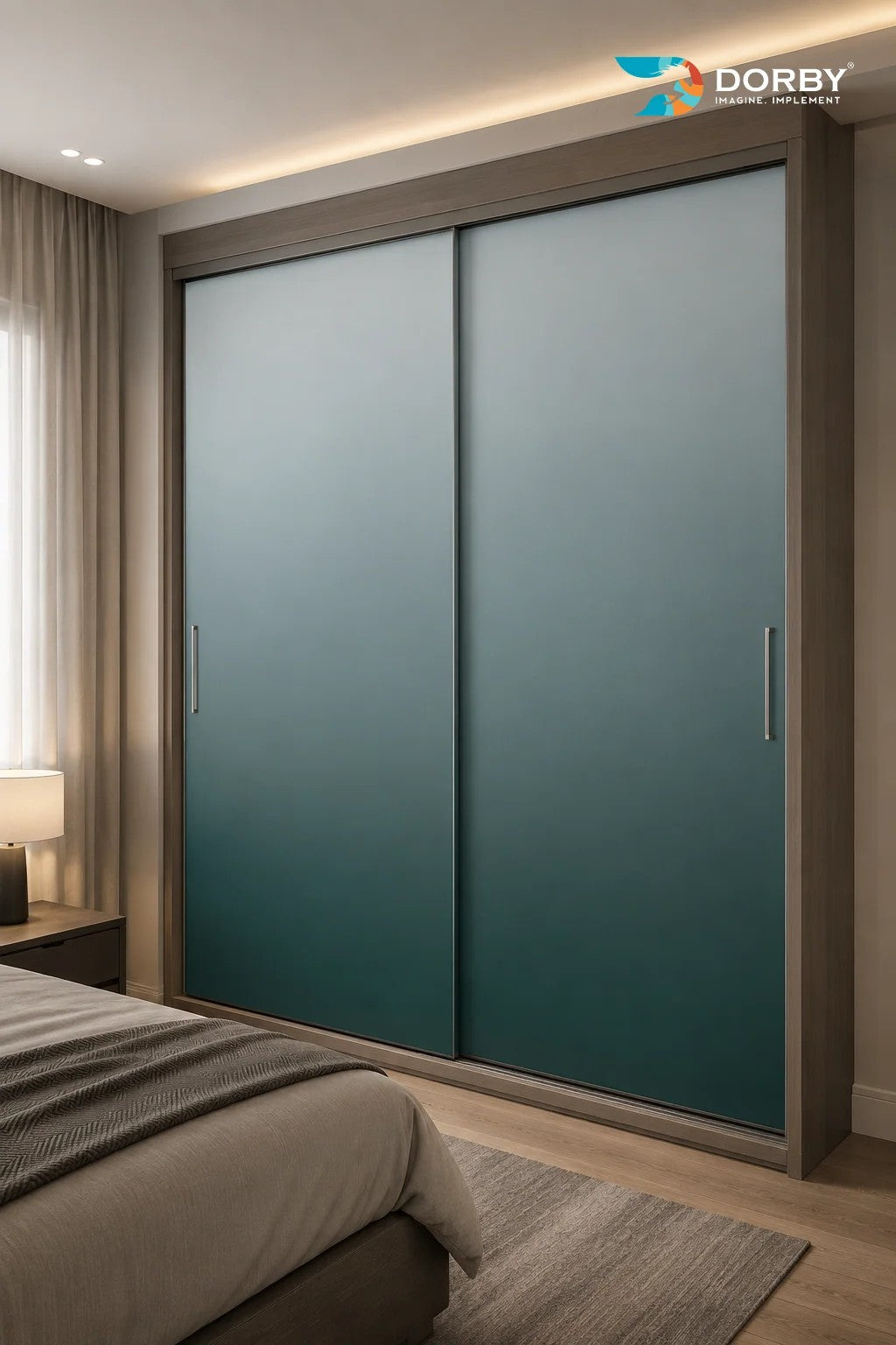 Corala Green Ombre Texture Laminate