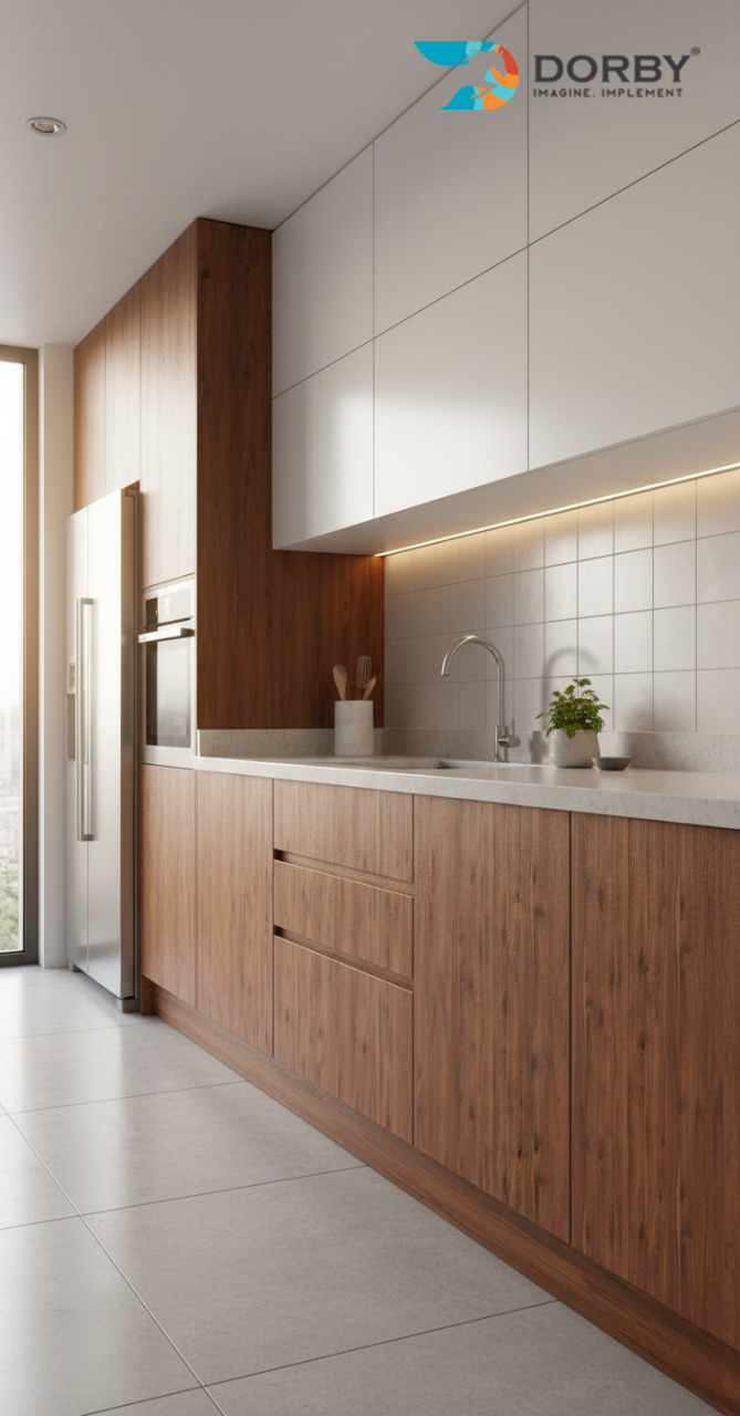 Chestnut - CW 1082 Brown Wood Texture Laminate - Dorby mica