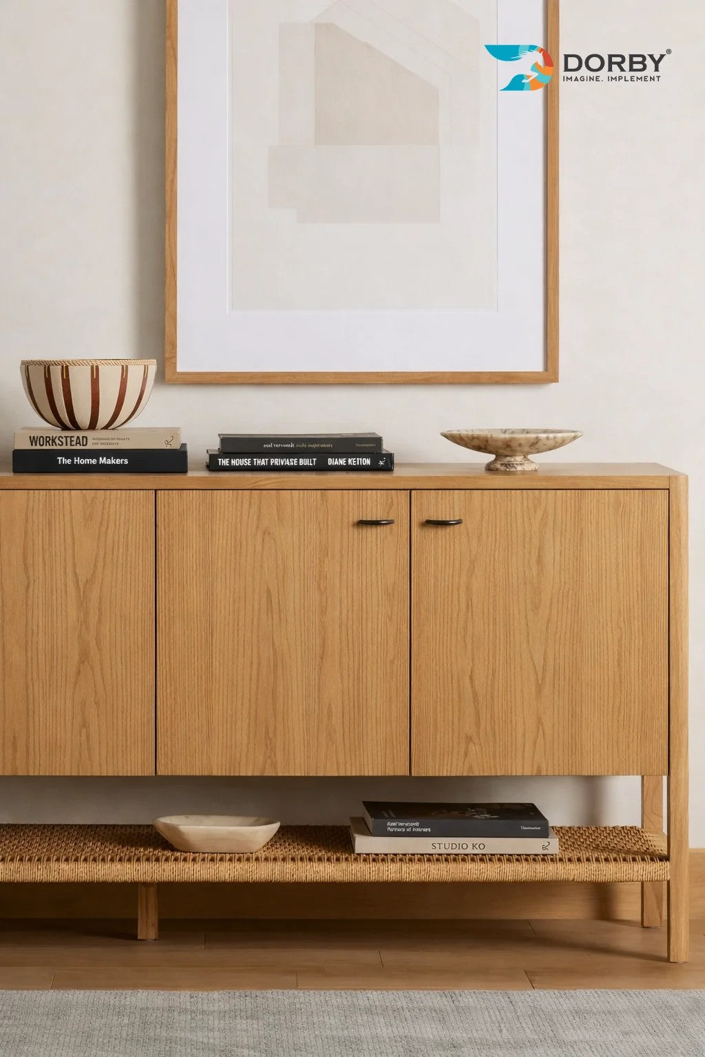 Engineered Wood Beige Texture Laminate