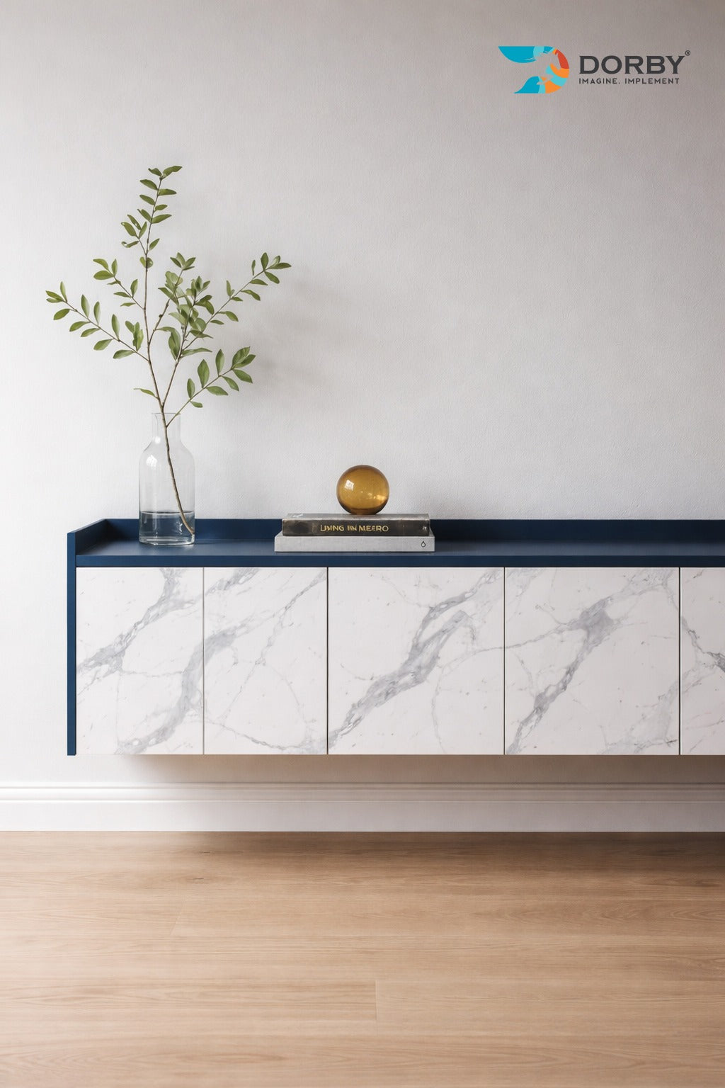 Satvario - DF 8018 White Marble & Stone Texture Laminate - Dorby mica