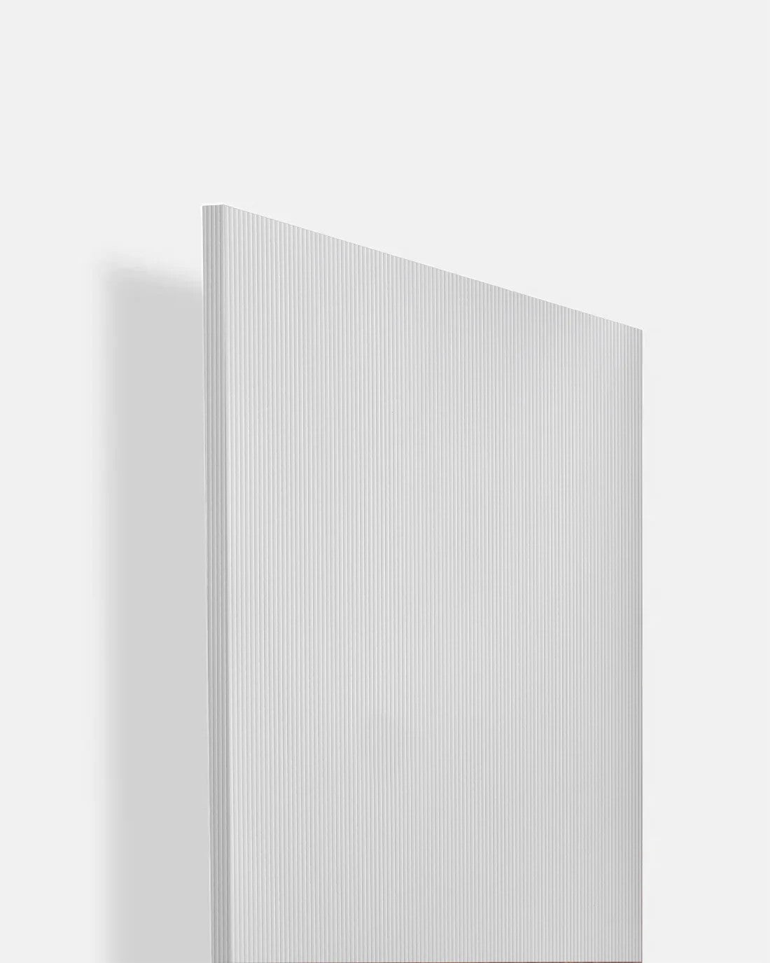 Warm White Fluted Texture Laminate