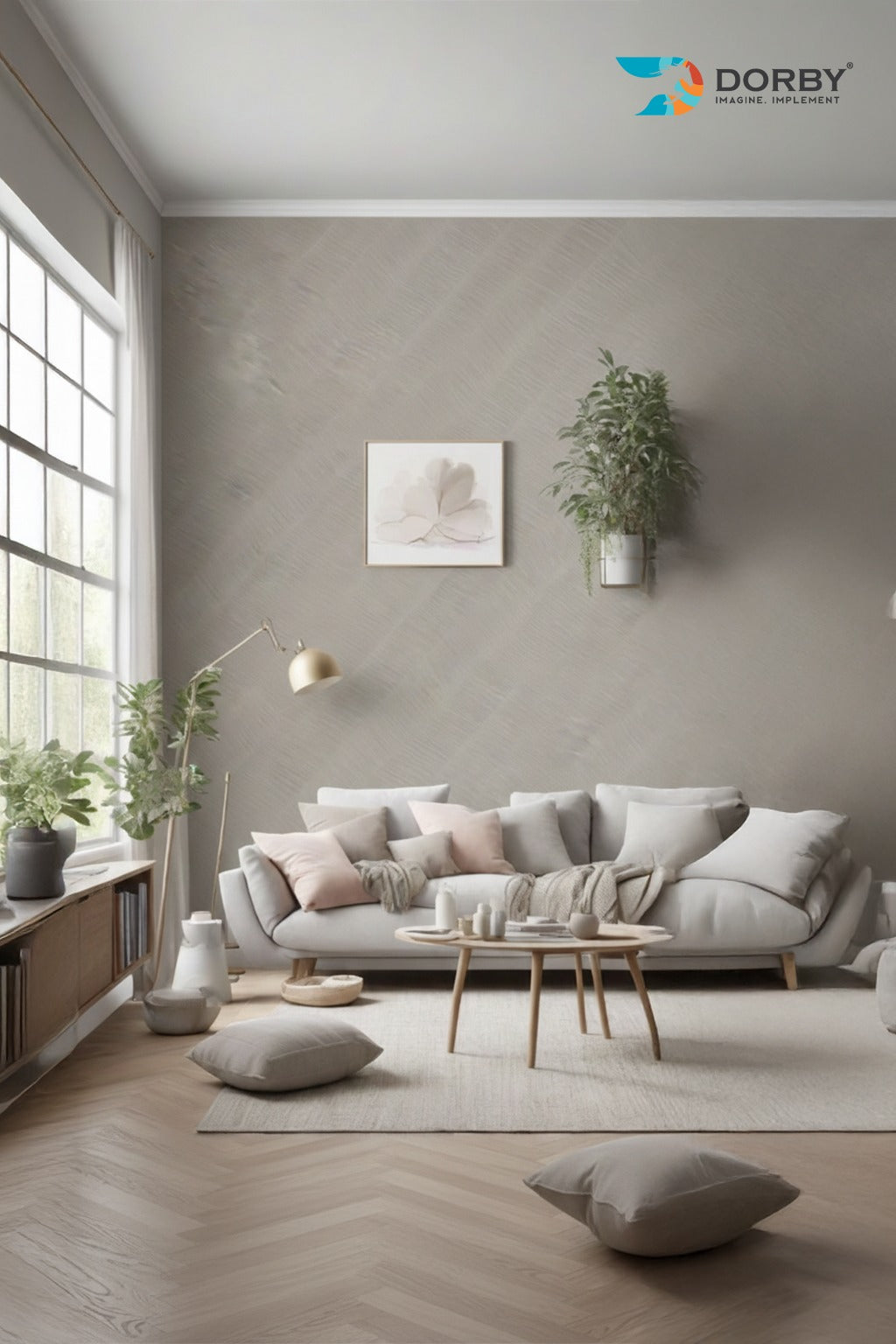 Cream Sycamore - DO 95408 Grey Wood Matte Laminate - Dorby mica